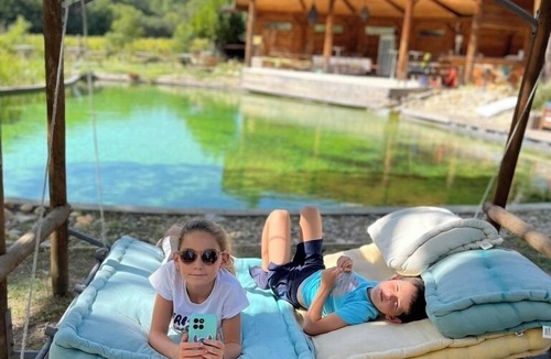 Uchaux House | DOMAINE L'ETANG DES CIGALES 12 PER, IN THE HEART OF NATURE WITH A NATURAL SWIMMING POOL