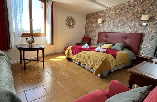 Theoule-Superieur Hotel | Double room-Family-Sea view-Private Bathroom