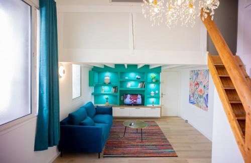 Gares Apartment | DUPLEX 60m2 - MONTPELLIER PROCHE GARE - Clim, Wifi, Netlifx