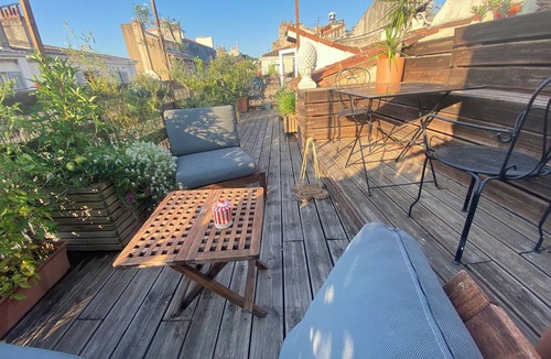 Noailles Apartment | Duplex terrace with rooftop views in Marseille