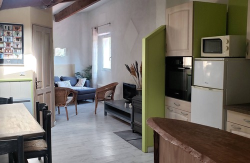 Saint-Paul-le-Jeune RV Rental | Graine d'Etoiles Stone house 6 persons Swimming pool 11m shared South Ardèche