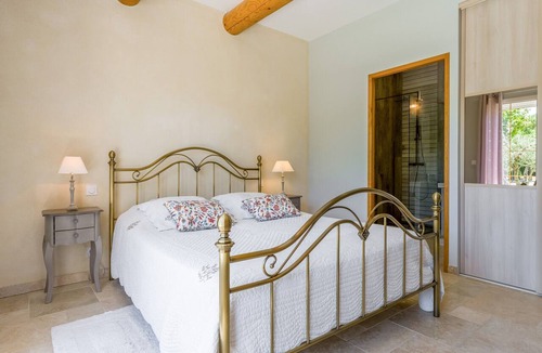 Orange Bed & Breakfast | 'Jean Giono' Room at La Bastide des Mereuilles with Private Terrace, Wi-Fi, and Air Conditioning