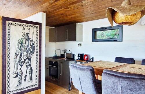 Ile du Levant House | La Caouanne Lodges: Panoramic sea view at the Île du Levant naturist resort