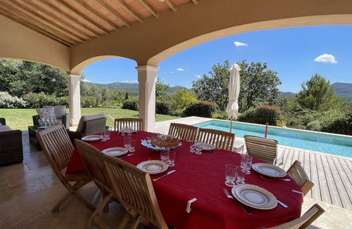 Gareoult Villa | La Maison de Sophie : Luxury Family Villa Heated Pool Provence Verte