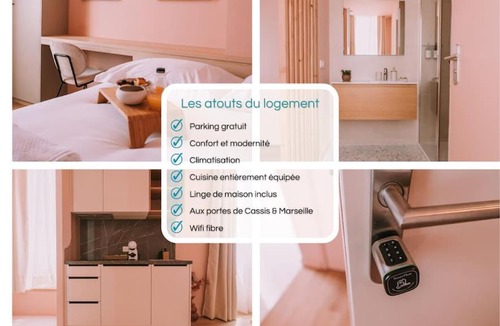 Roquefort-la-Bedoule Apartment | La Siesta - Studio neuf climatisé - Parking