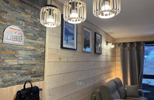 Le Corbier Apartment | LE CORBIER Vue pistes Studio 5 personnes entièrement rénové et labellisé Qualité Hébergement Sybelles