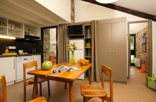 Chambonas Apartment | Lovely apartment for 6 people with WIFI, pool, TV, terrace and pets allowed