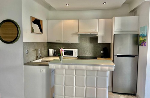 Mandelieu-la-Napoule Beach Apartment | Luxury residence Mandelieu Cannes Private beach Swimming pool Tennis Casino. 4 people