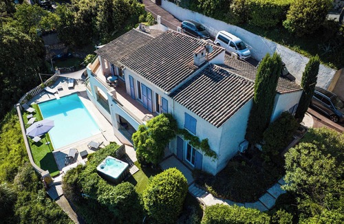 Theoule-Superieur Villa | Magnificent villa with panoramic sea view over the bay of Cannes