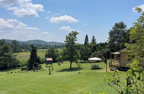 Charmes-sur-l'Herbasse Ski Chalet | Mas des Poutres - Tinyhouse 4* with air conditioning