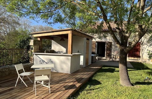 Combaillaux House | Mas standing, renovation by architect, pine forest pool between sea and Cévennes