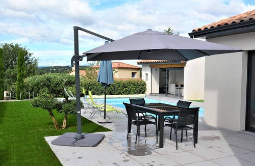 Ruoms House | Modern Villa with AC, Private Pool, and Terrace in Ruoms - Sleeps 6