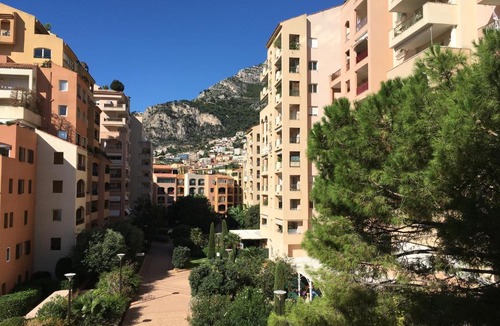 Fontvieille Apartment | Monaco Fontvieille elegant apt - Luxury Terrace & Pool - Garden View