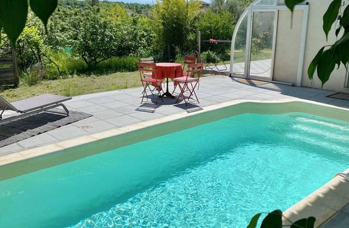 Saint-Paul-le-Jeune House | Pleasant, quiet, single-storey house with swimming pool in village.