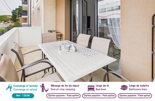 La Teste-de-Buch Apartment | Plein centre - Appart pour 6 avec balcon