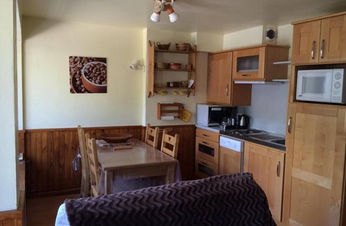 Valloire Apartment | Resort center, 2nd floor, view mountain, balcony, parking, 39m², Valloire