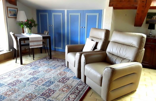 Villefranche-sur-Mer Apartment | Seafront Penthouse Loft