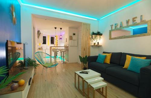 Lemasson Apartment | SMILE HÔME-Nid Panoramique VUE WOW ! SPAdéco - LoungeZEN - Terrasse ensoleillée - arrivée autonome - Netflix - emplacement idéal - Lumineux - rénové à neuf - Wifi Fibre -