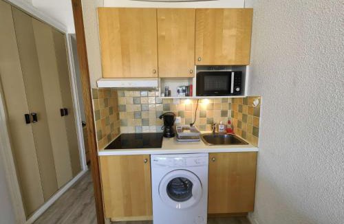 Vebron Apartment | Studio Cabine 4 Pers avec Lave-linge, Piscine et Parking - FR-1-607-47