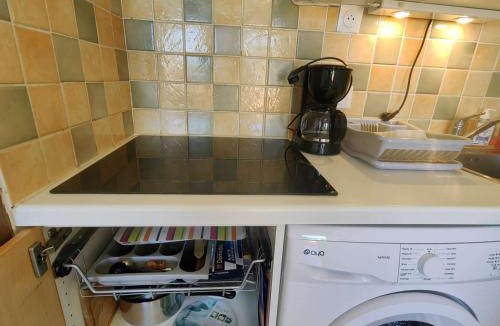 Vebron Apartment | Studio Cabine 4 Pers avec Lave-linge, Piscine et Parking - FR-1-607-47