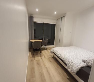 Saint-Martin-d'Heres Apartment | Studio calme dans villa habitée, parking privé et gratuit