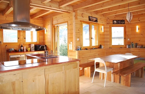 Pelvoux Ski Chalet | Superb chalet with 4 bedrooms, spacious living area with wood burning stove