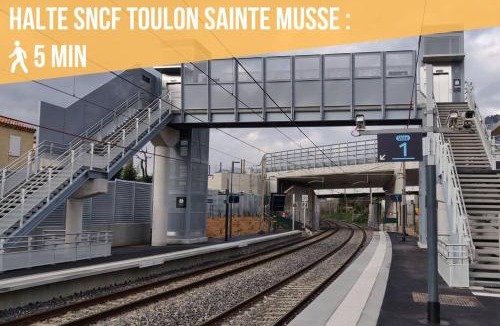 Toulon Apartment | T2 en rez-de-villa - Stationnement gratuit