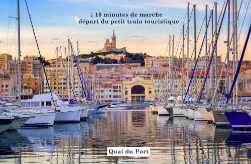 Belsunce Apartment | T4 plein coeur de Marseille avec vue Notre Dame