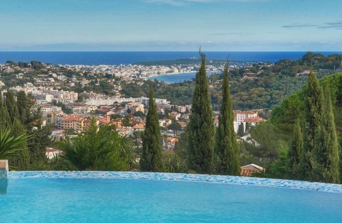 Vallauris Villa | Upstays Sea View Pool 200m² Villa