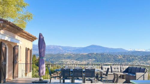 Mandelieu-La-Napoule Villa | Villa Baia - Luxury House Seaview Near Cannes Pool