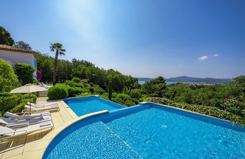 Grimaud Villa | Villa "Golfvilla Riviera" with Sea View, Private Pool & Wi-Fi