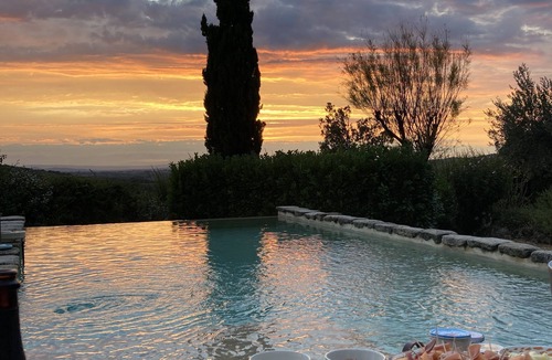 Villedieu Villa | Villa provençale 6 pers, Piscine à débordement/Vue exceptionnelle/2 SDB, Ventoux