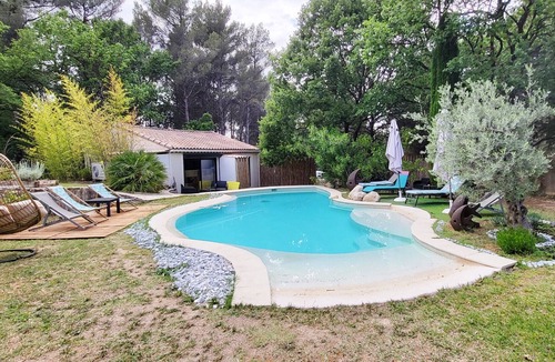 Velaux Villa | Villa Roquefavour proche Aix en Provence piscine p