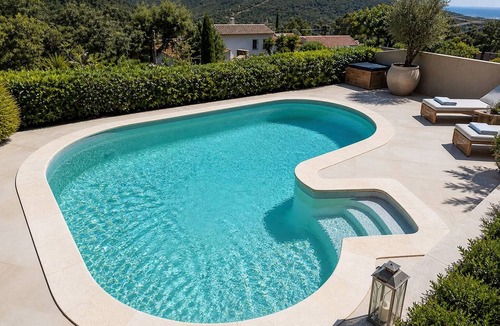 Bormes-Les-Mimosas Villa | Villa sea view private pool 4 bedrooms wifi air conditioning garden ideal family