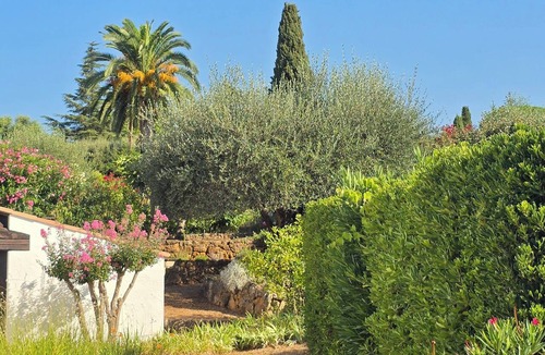 Biot Villa | Villa with swimming pool and sea view, in the peace and quiet of a large garden with trees and flowers