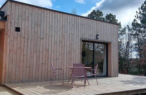 Ailhon House | Wooden house with swiming pool, quiet, in nature in the heart of Ardèche