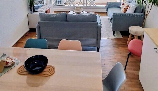 A feast for your eyes, 3 bedroom apartment on beach, sea views from every room.