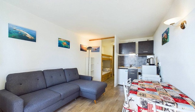 A lovely, south-facing, renovated studio flat in LA ROSIERE MONTVALEZAN
