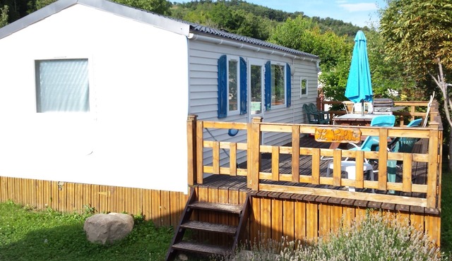 AIR-CONDITIONED MOBILE HOME PANORAMIC VIEW OF LAKE AND MOUNTAINS SAVINES LE LAC EMBRUN