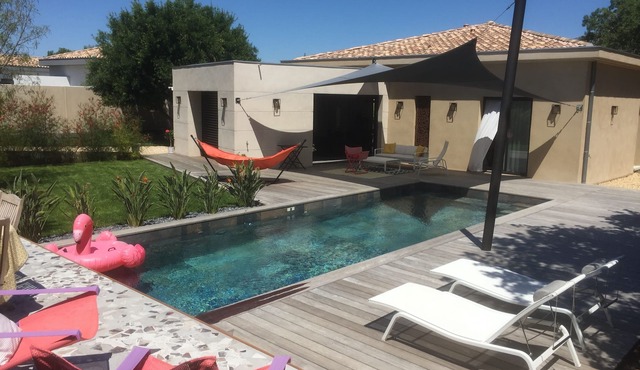 Architect's Villa 2018 - Pool - Center of Pradet and beaches on foot!