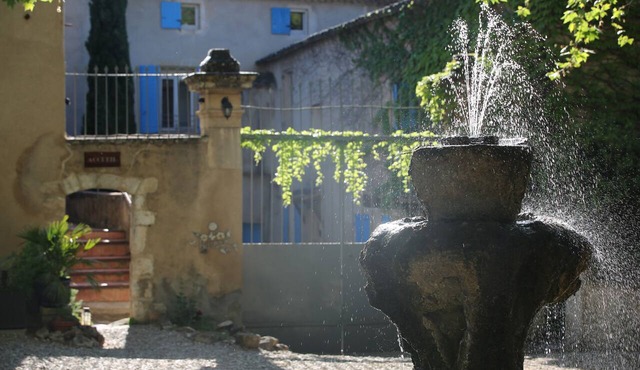 Charming cottage with pool, fountains, mill, park and plane trees