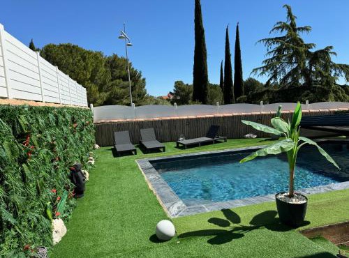 Détente avec superbe piscine à 15mn de Montpellier