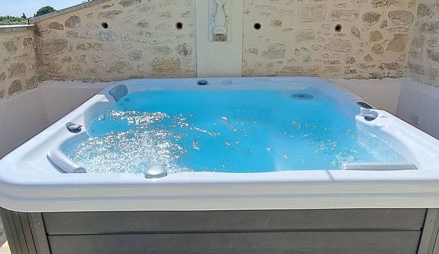 Domaine des Preyauts, the entire estate, jacuzzi and heated swimming pool