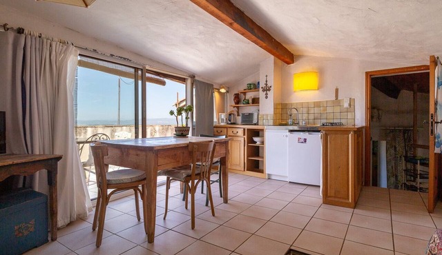 'Du Haut' Apartment with Mountain View, Private Terrace, and Wi-Fi