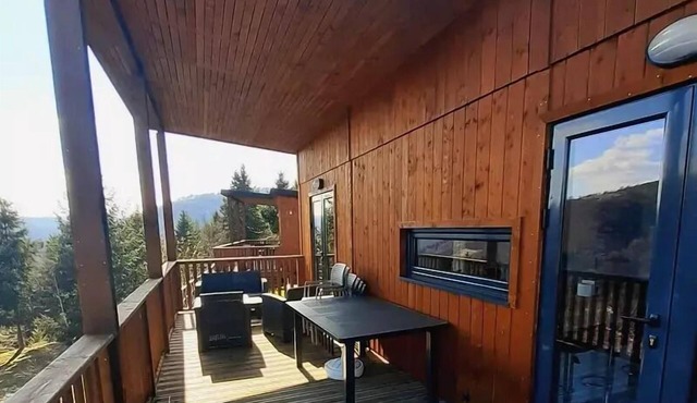 Flower Camping Le Belvédère * - Premium BELVEDERE chalet with lake view - 3 bedrooms and 2 bathrooms 6 people in NEUVEGLISE