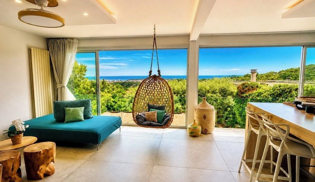 French Riviera Family Villa Sea View Pool Beach 10min
