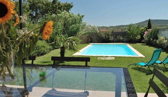 House with private pool, not shared between Vaison la Romaine and Nyons