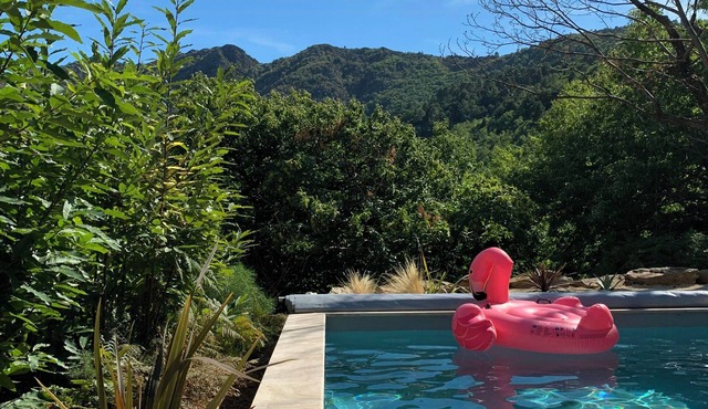 House with swimming pool in Monts d'Ardèche