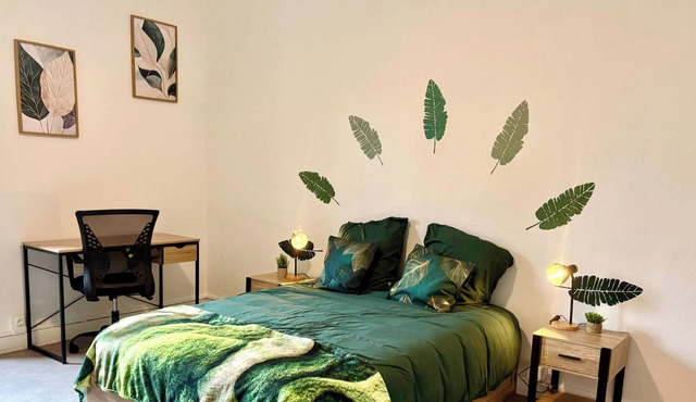 Le Phoenix - Appart 95m² - 8 pers + baby - Free parking - Heart of Thiers