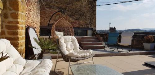 Les Terrasses Dorées - Chambres d'hôtes de charme & Jacuzzi in Châtillon